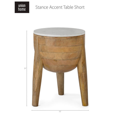 Union Home Stance Accent Table Short  - LVR00558