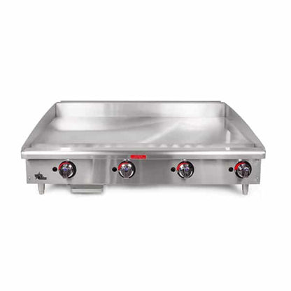 Star 8G-648TCHSF Star-Max® 113,200 BTU 48" Gas Griddle Thermostatic Chrome - 8G-648TCHSF