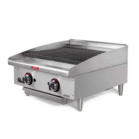 Star 6024CBF Star-Max® 80,000 BTU Lava Rock Gas Charbroiler - 8H-6024CBF