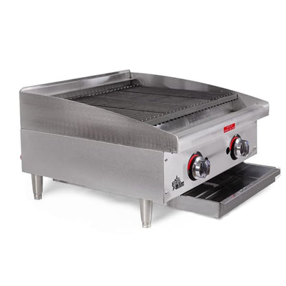 Star 6024CBF Star-Max® 80,000 BTU Lava Rock Gas Charbroiler - 8H-6024CBF