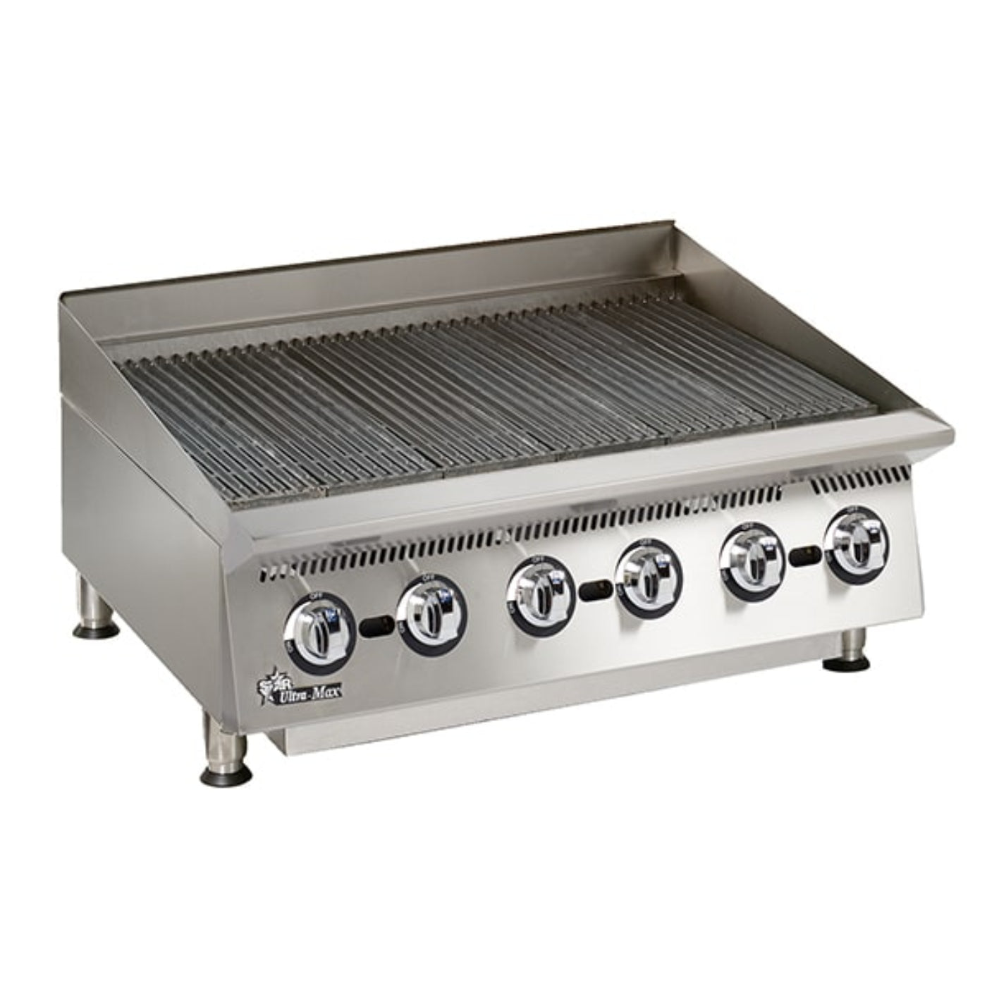 Star 36" 120,000 BTU Natural Gas Ultra-Max Gas Charbroilers - 8H-8036CBB