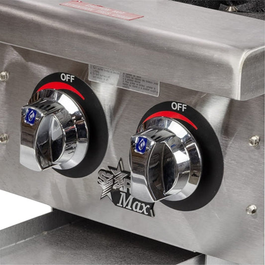 Star 8I-602HF Star-Max® 50,000 BTU Natural Gas Hot Plates - 8I-602HF