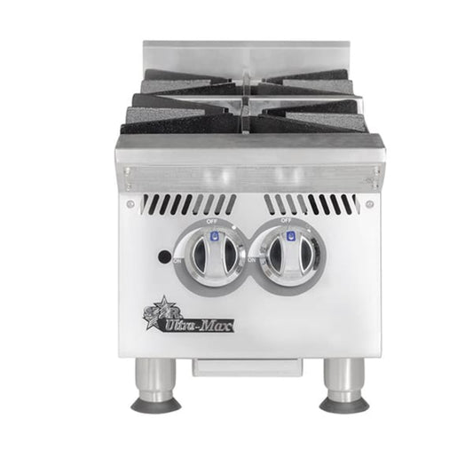 Star 8I-802HA-LP 52,000 BTU Liquid Propane Ultra-Max® Gas Hot Plate - 8I-802HA-LP