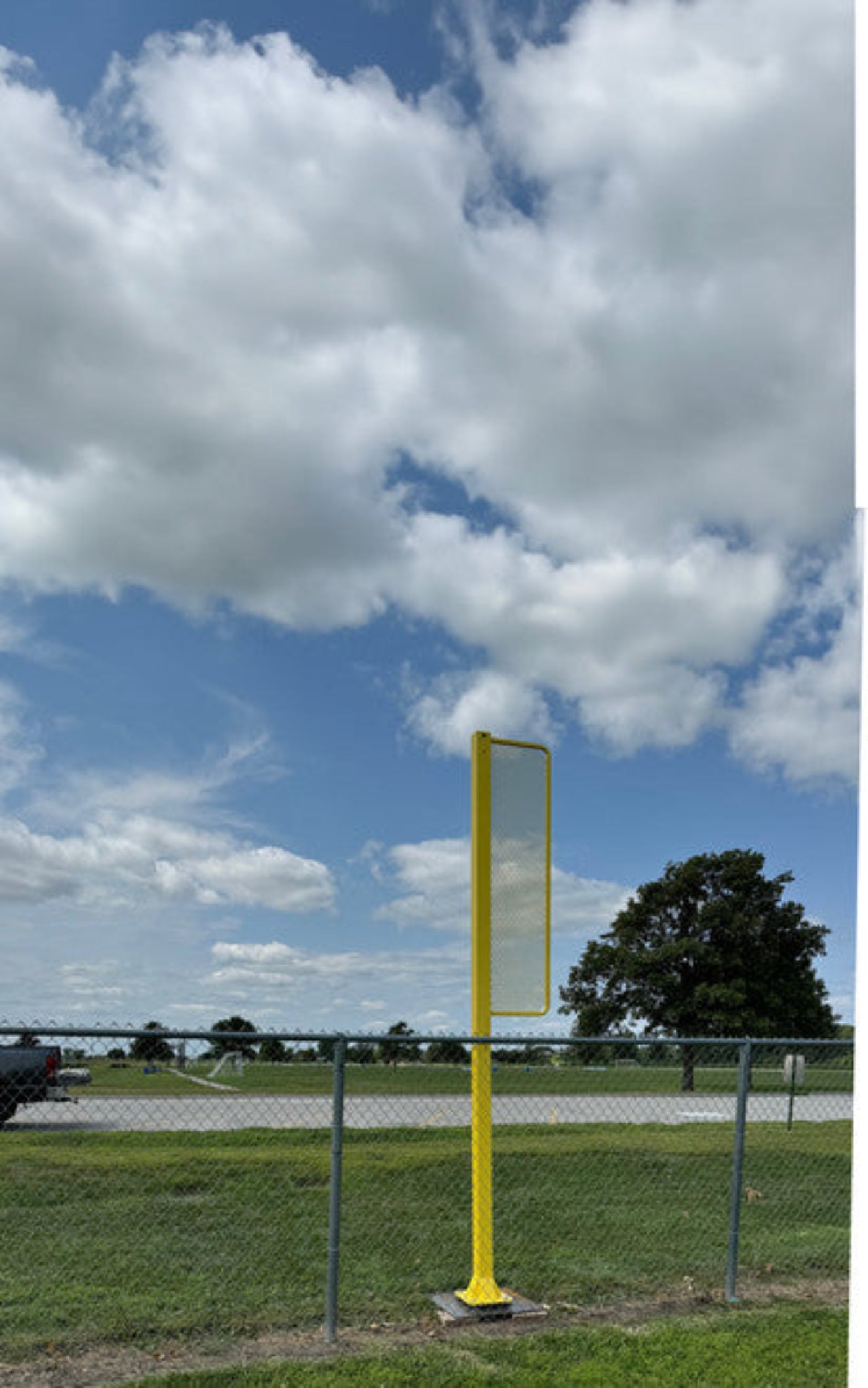 Bison Steel 12' Foul Pole - Pair - BBSB12FPXXS