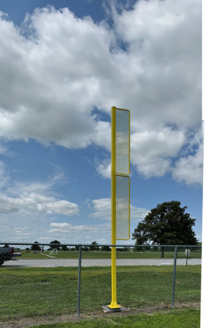 Bison Steel 16' Foul Pole - Pair - BBSB16FPXXS