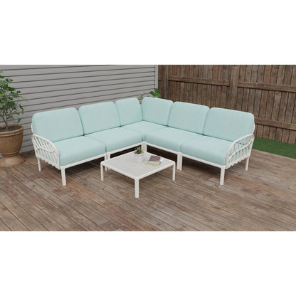 Strata Furniture Dahlia Patio Corner Sofa and Table  - ODAXSETWM