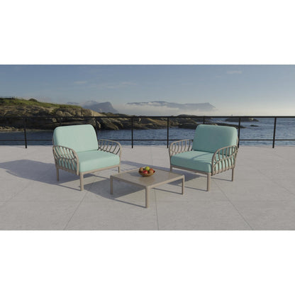 Strata Furniture Dahlia Patio Set Chairs and Table -  ODACCTGM