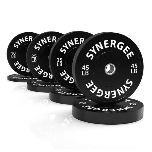 Synergee Bumper Plate Sets- SOLIDRUBBER-160LB