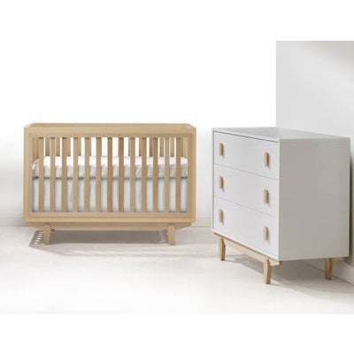 Tulip Tate Classic Convertible Crib & 3 Drawer Dresser Set