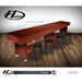 Hudson Tavern Shuffleboard Table 9'-22' Removable Hard Top - HUD