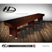 Hudson Tavern Shuffleboard Table 9'-22' Removable Hard Top - HUD