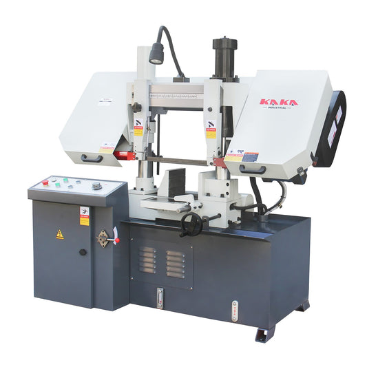 KAKA Industrial TBK-11 Double Column Band Saw, Hydraulic downfeed control, Max cutting capacity 11 inch with 230V 3PH motor - 271210V230