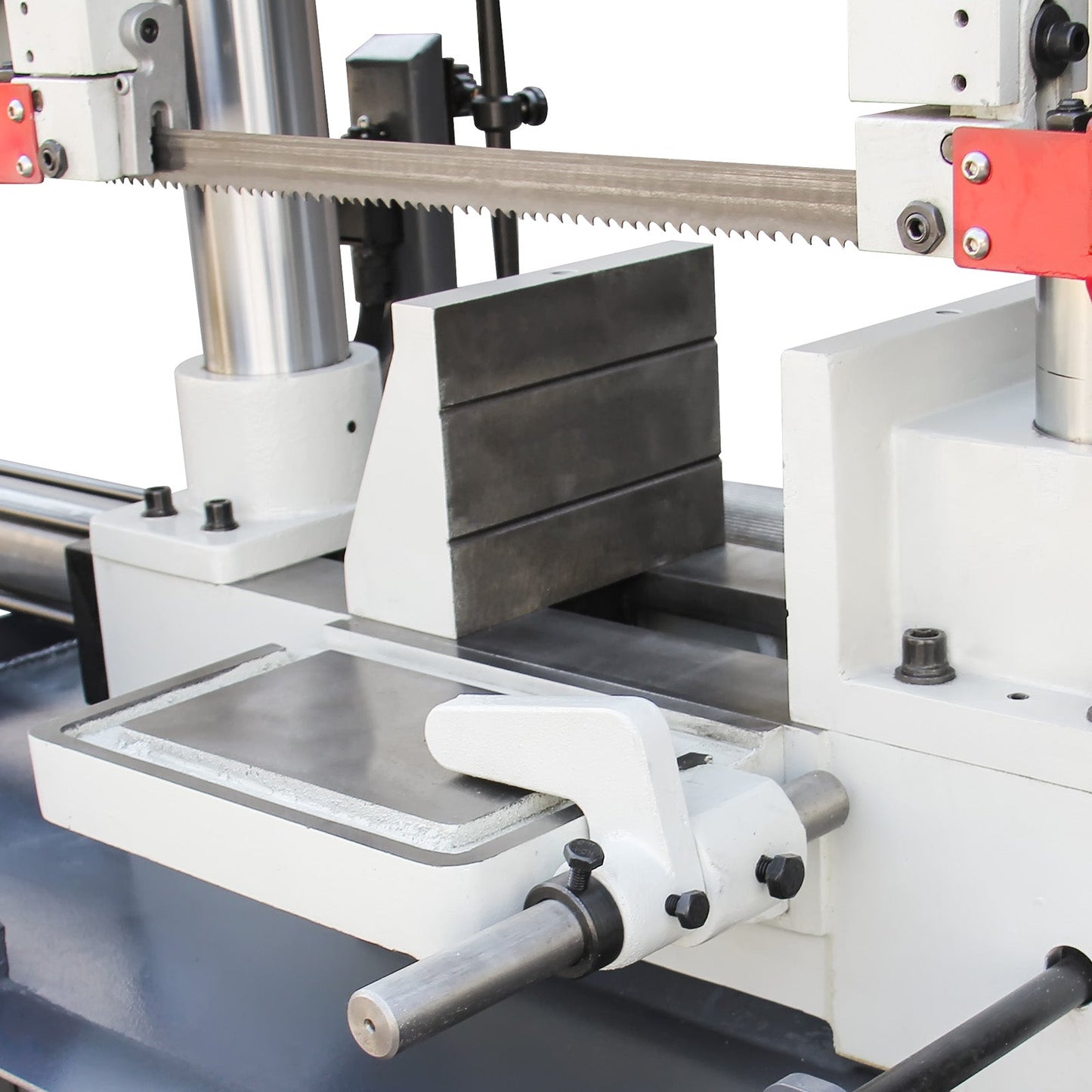 KAKA Industrial TBK-11 Double Column Band Saw, Hydraulic downfeed control, Max cutting capacity 11 inch with 230V 3PH motor - 271210V230