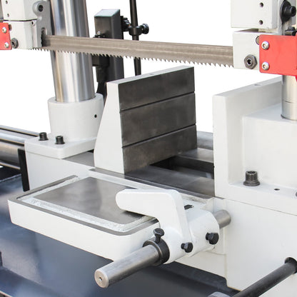 KAKA Industrial TBK-11 Double Column Band Saw, Hydraulic downfeed control, Max cutting capacity 11 inch with 230V 3PH motor - 271210V230