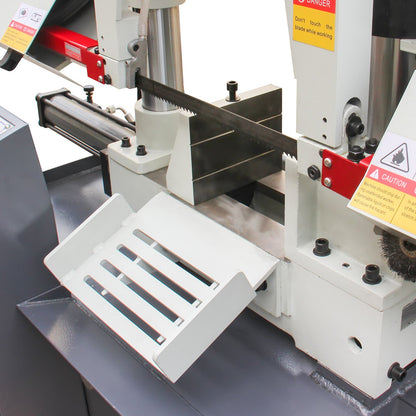 KAKA Industrial TBK-11B Double Column Band Saw, Hydraulic downfeed control, Max cutting capacity 11 inch with 220V 3PH motor - 271212V230