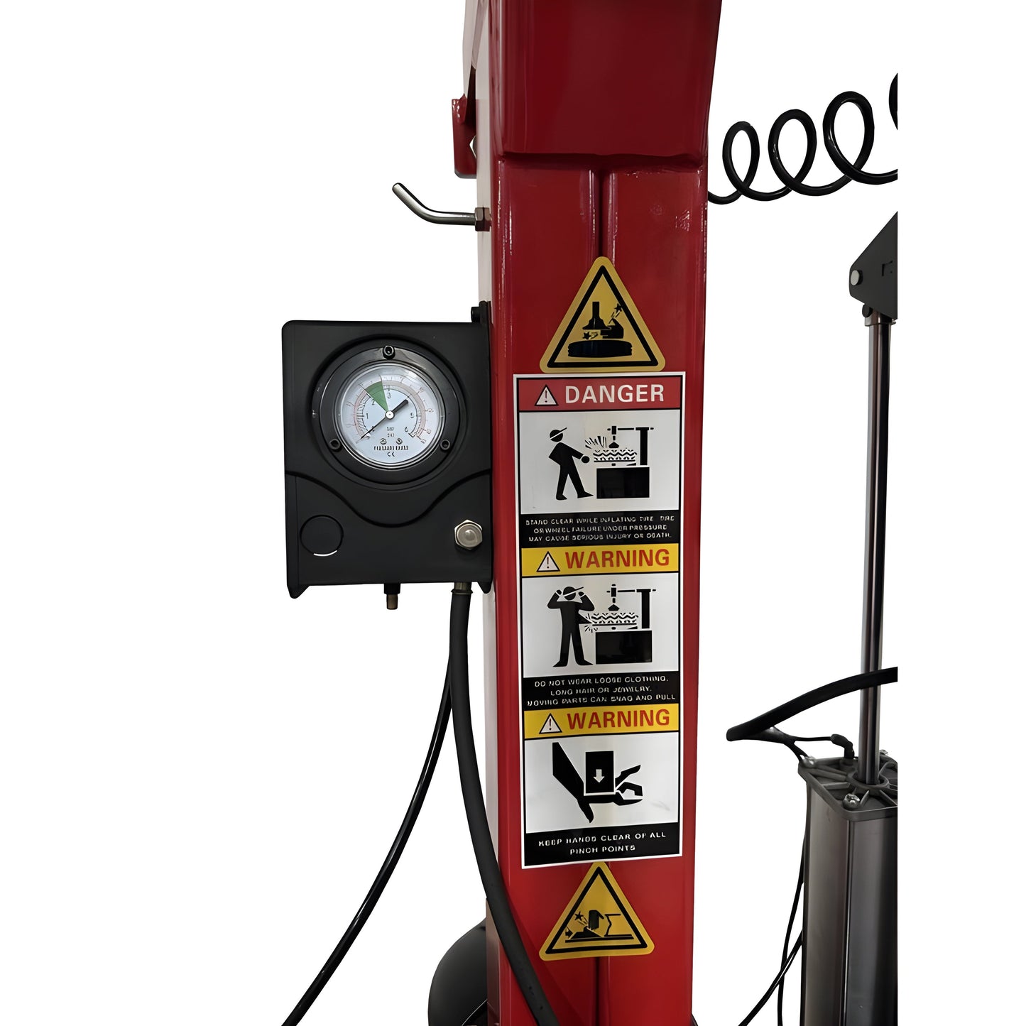 Tuxedo  Tire Changer -- Tiltback Press Arm w/ Leverless Demount Tool  - TC-1300