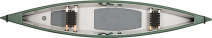 Sea Eagle TC16K_EP3W Inflatable Travel Canoe Wood/Web Seats Electric Pump for 3 Package New - TC16K_EP3W