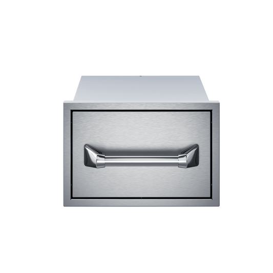 Twin Eagles 15-Inch Built-In Stainless Steel Paper Towel Drawer with Storage Tray - TEPT15SD-C