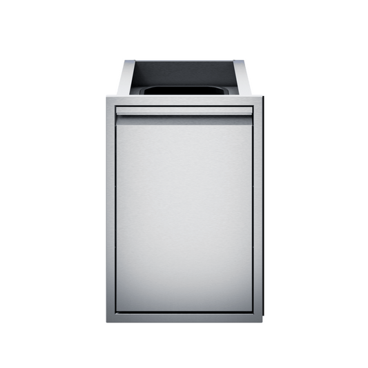 Twin Eagles 18-Inch Roll-Out Stainless Steel Trash Bin - TETD18T-B