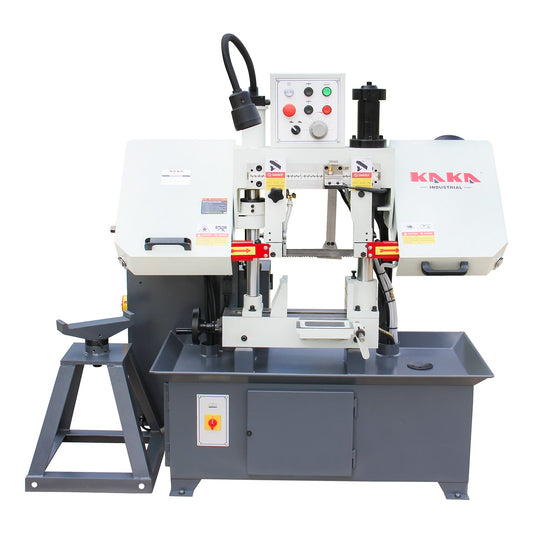 KaKa Industrial TGK-08 Double column horizontal band saw,7.87”x7.87” cutting capacity ,vertical lifting ,Metal Bandsaw with working light, high & low blade speed, Runs on 230v-60HZ-3PH - 271201V230