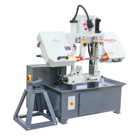KaKa Industrial TGK-08 Double column horizontal band saw,7.87”x7.87” cutting capacity ,vertical lifting ,Metal Bandsaw with working light, high & low blade speed, Runs on 230v-60HZ-3PH - 271201V230
