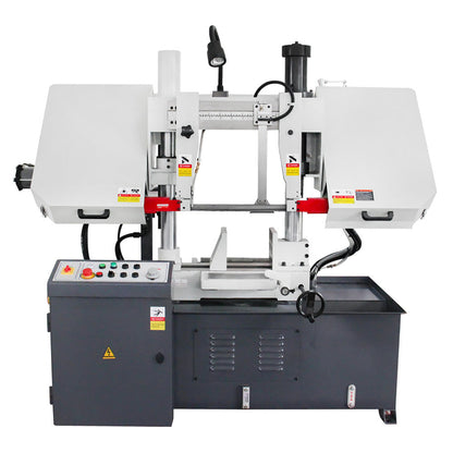 Kaka Industrial TGK-14 Double column horizontal band saw, Max cutting capacity 13.8 inch,vertical lifting, high stability. Cutting speed adopts hydraulic control, 230V-60HZ-3PH - 188302V230