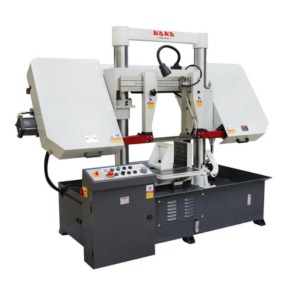 Kaka Industrial TGK-16 Double column horizontal band saw, Max cutting capacity 15.7 inch, vertical lifting, high stability. Cutting speed adopts hydraulic control, 230V 60HZ 3PH - 188303V230