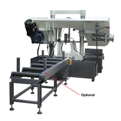 Kaka Industrial TGK-16A Double column horizontal band saw, Max cutting capacity 15.7 inch, vertical lifting, high stability. Cutting speed adopts hydraulic control, 230V 60HZ 3PH - 188304V230