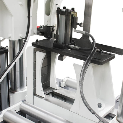 Kaka Industrial TGK-16A Double column horizontal band saw, Max cutting capacity 15.7 inch, vertical lifting, high stability. Cutting speed adopts hydraulic control, 230V 60HZ 3PH - 188304V230