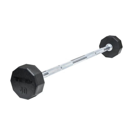 TKO Rubber Fixed Barbells Set - 805TR & 807TR