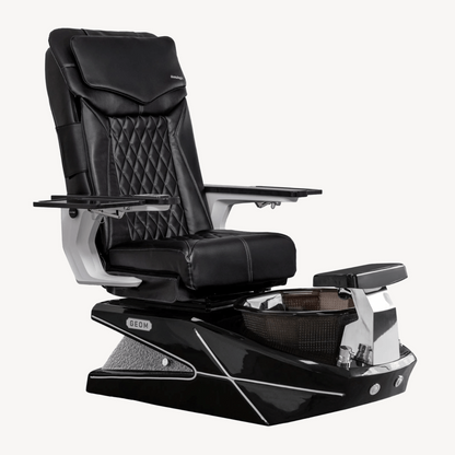 Mayakoba GEOM II Shiatsulogic DX Pedicure Chair - AYC-SPA-GEOM-2-DX-1280-BLKBLK-18VBLK