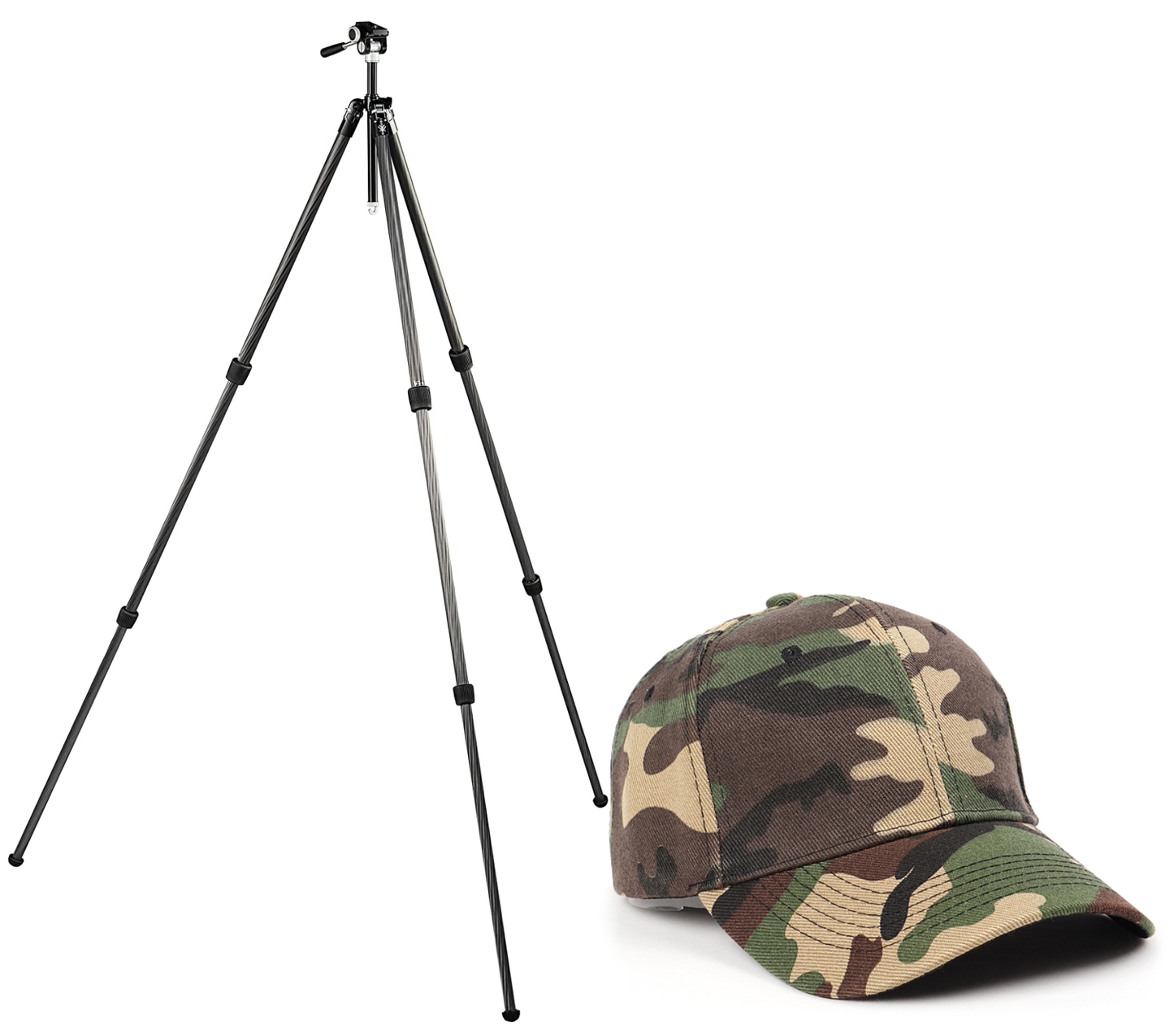 Vortex Optics Ridgeview Carbon Tripod Kit with Free Hat Bundle - TR-RVC_Hat-CD