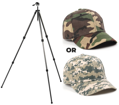 Vortex Optics Ridgeview Carbon Tripod Kit with Free Hat Bundle - TR-RVC_Hat-CD