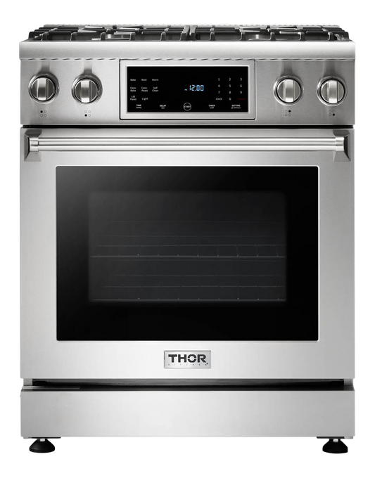 THOR Kitchen 30-Inch Tilt Panel Gas Range - Professional - Model TRG3001