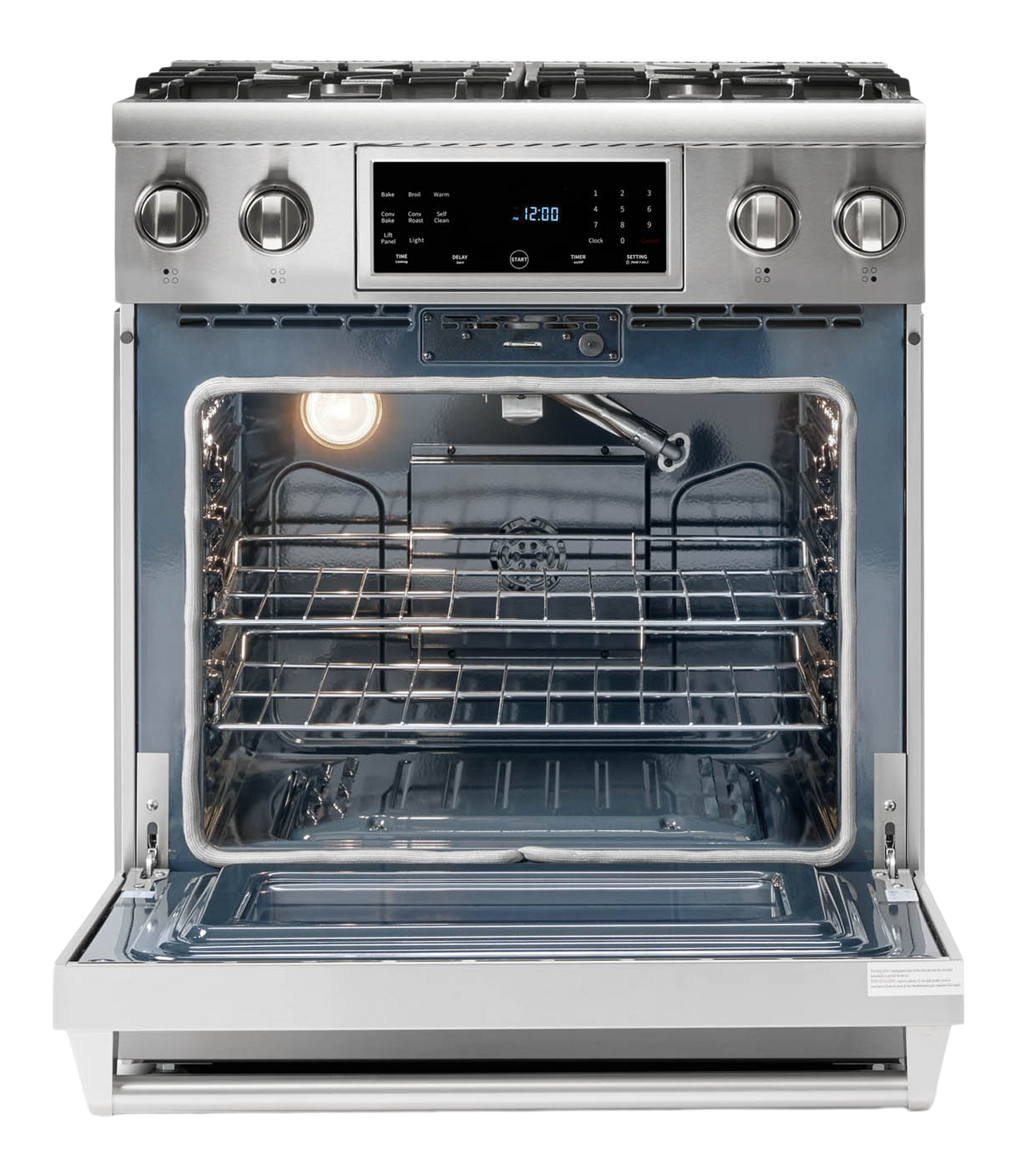 THOR Kitchen 30-Inch Tilt Panel Gas Range - Professional - TRG3001