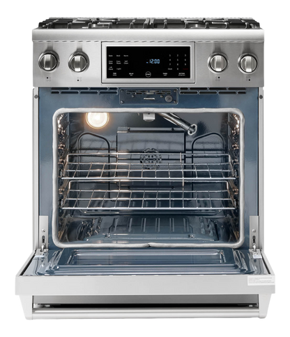 THOR Kitchen 30-Inch Tilt Panel Gas Range - Professional - TRG3001