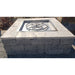 Travertine and More Tessa Rai, Gas Auto Ignition w/ WiFi, SQUARE Firepit - Tumbled Walls, Travertine and More - TRSQFP-GAS-AI