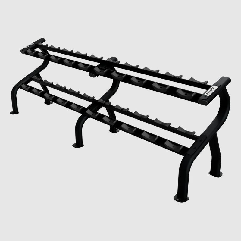 TROY DR-10 10-Pair Dumbbell Saddle Rack