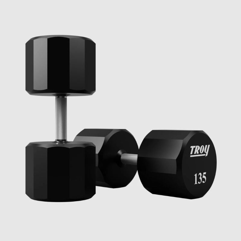 TROY TSD-U 12-Sided Urethane Encased Dumbbell