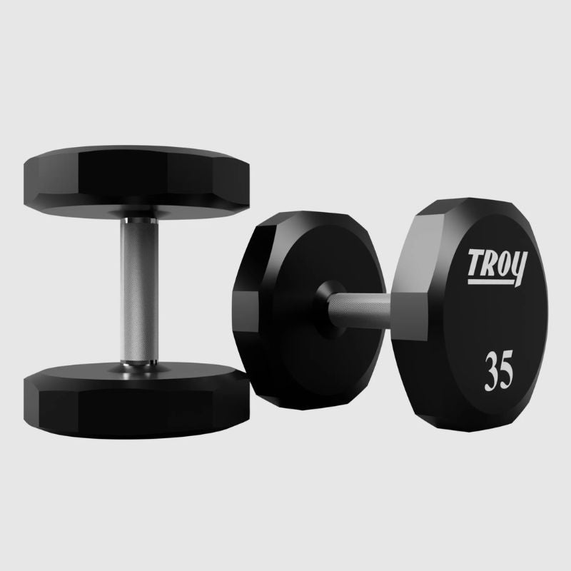 TROY TSD-U 12-Sided Urethane Encased Dumbbell