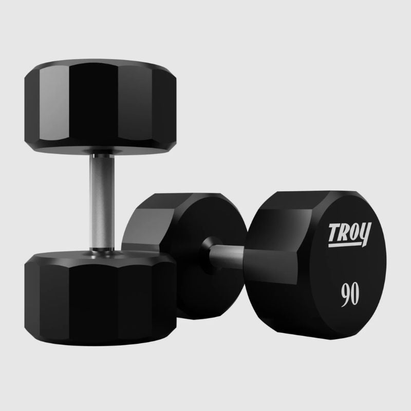 TROY TSD-U 12-Sided Urethane Encased Dumbbell