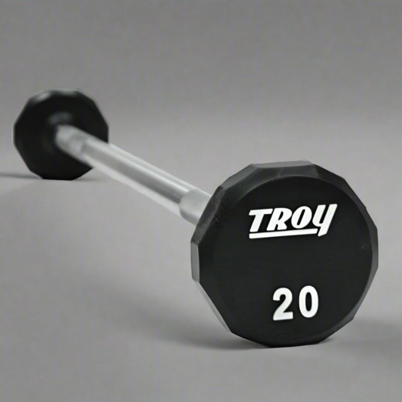 TROY TSB-U 12-Sided Urethane Straight Barbell - TSB-020U
