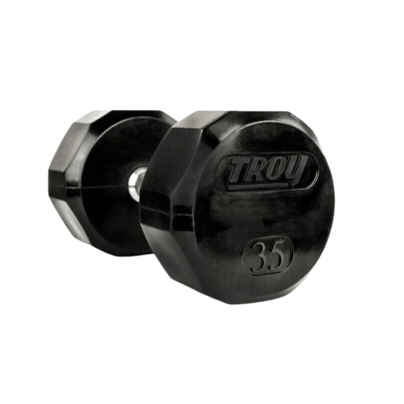TROY TSD-R  12-Sided Rubber Encased Dumbbells - (2) TSD-003R