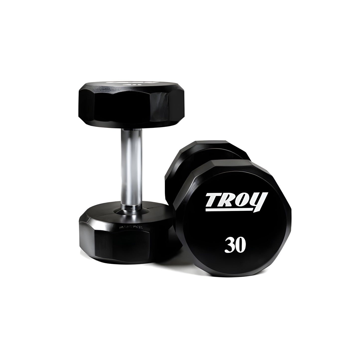 Troy TSD-U 12-Sided Urethane Encased Dumbbell Sets (Sold in 5lb Increments) - TSD-005-025U