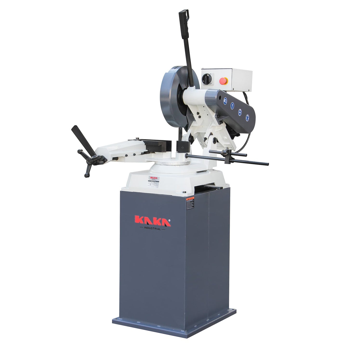KAKA INDUSTRIAL Abrasive Saw, Powerful Chop Saw for Metal Cutting, 0-45 Degrees Adjustable Angle Miter Saw, 14-inch Blade, 4000W 5160RPM, Swivel Base and Mitering Head, Abrasive Cut Off Saws 230V-60HZ-3PH TV-14 - 188024V230