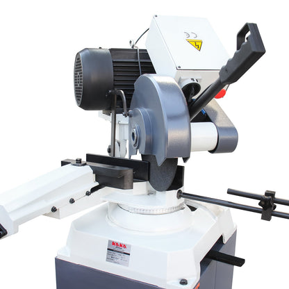 KAKA INDUSTRIAL Abrasive Saw, Powerful Chop Saw for Metal Cutting, 0-45 Degrees Adjustable Miter Saw, 16-in Blade 5500W 3840RPM, Swivel Base and Mitering Head, Abrasive Cut Off Saws 230V-60HZ-3PH TV-16 - 188026V230B