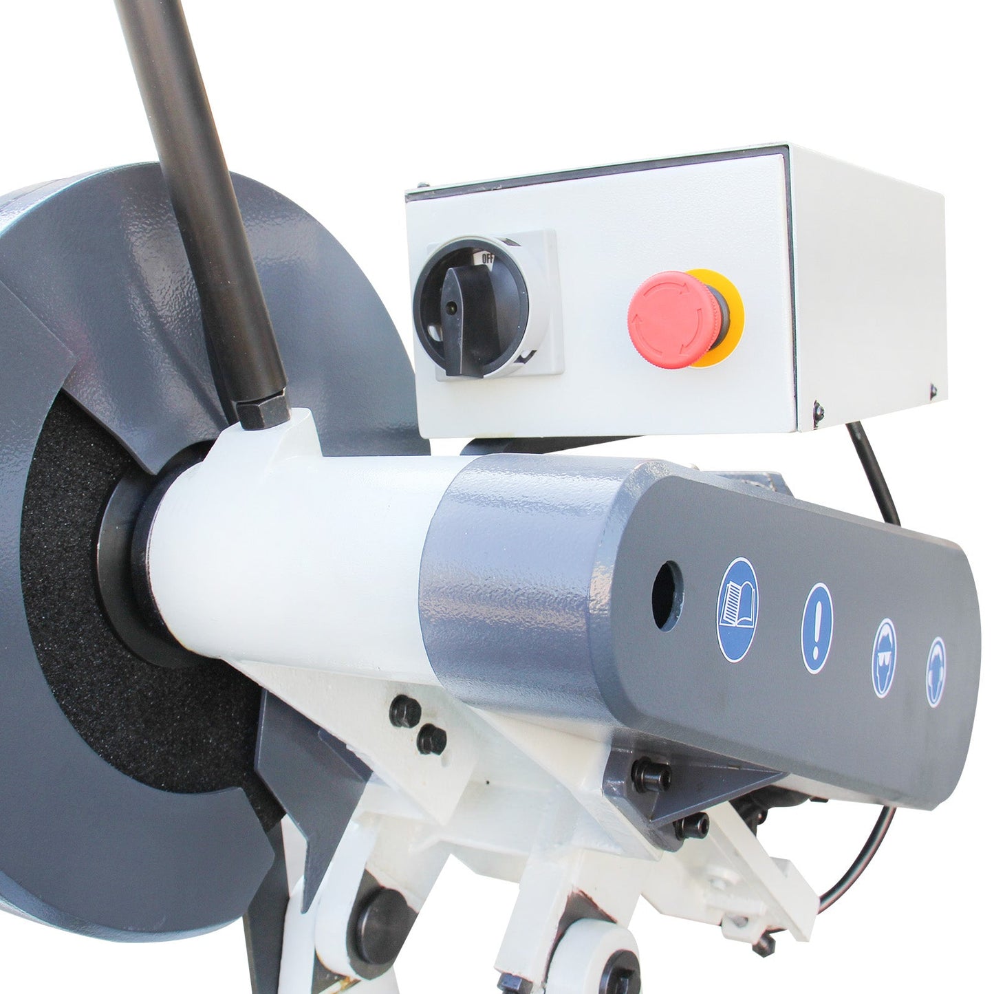 KAKA INDUSTRIAL Abrasive Saw, Powerful Chop Saw for Metal Cutting, 0-45 Degrees Adjustable Miter Saw, 16-in Blade 5500W 3840RPM, Swivel Base and Mitering Head, Abrasive Cut Off Saws 230V-60HZ-3PH TV-16 - 188026V230B