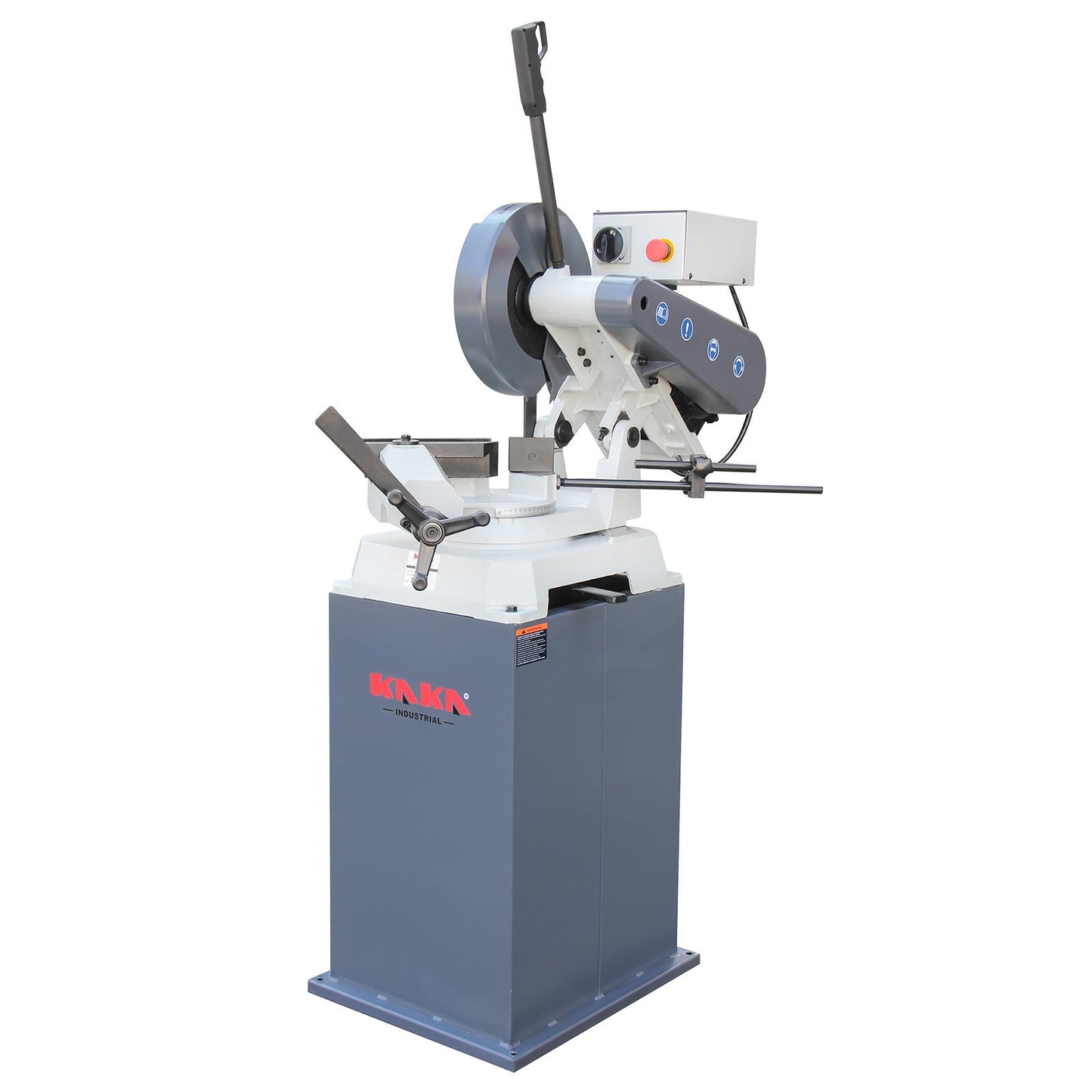 KAKA INDUSTRIAL Abrasive Saw, Powerful Chop Saw for Metal Cutting, 0-45 Degrees Adjustable Miter Saw, 16-in Blade 5500W 3840RPM, Swivel Base and Mitering Head, Abrasive Cut Off Saws 230V-60HZ-3PH TV-16 - 188026V230B