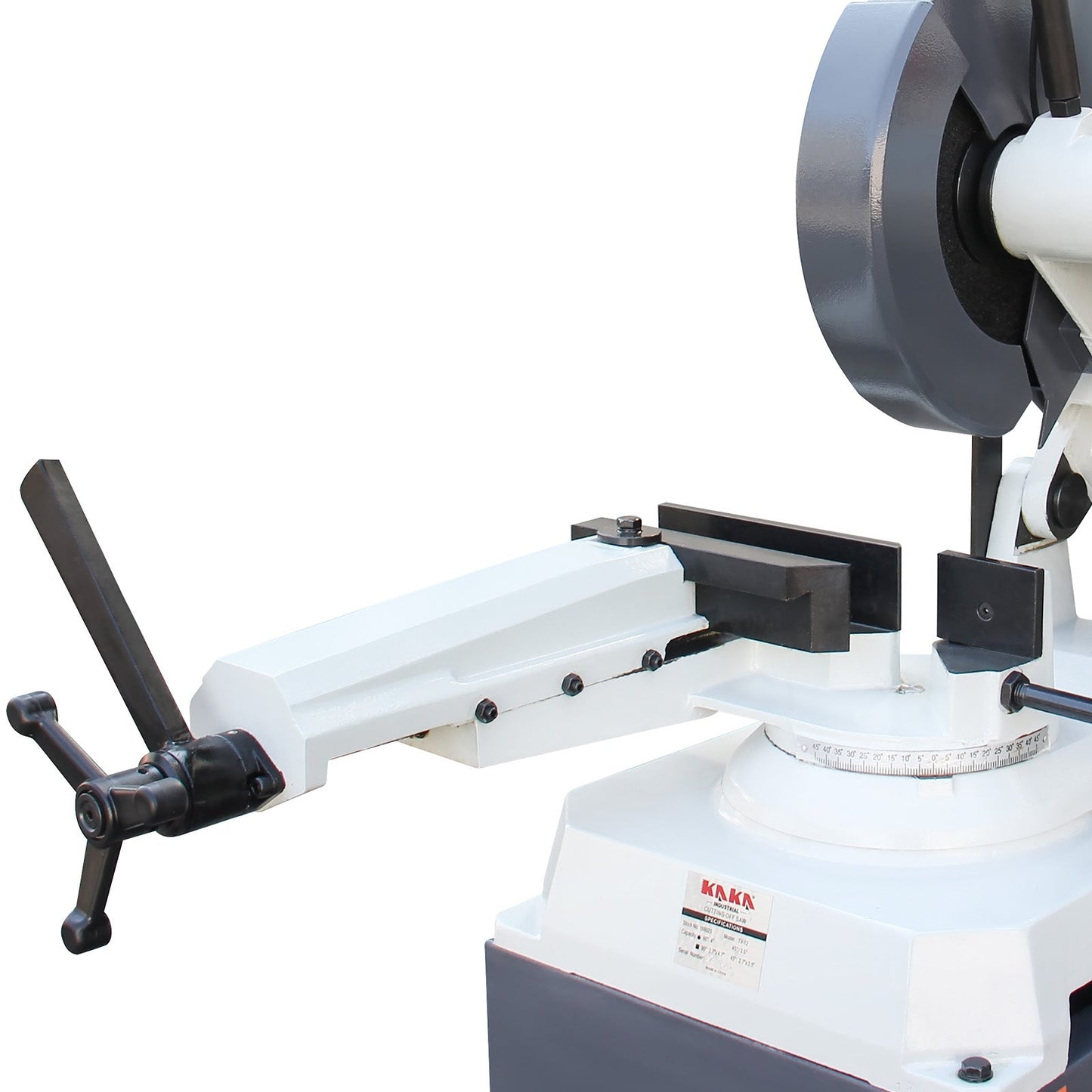 KAKA INDUSTRIAL Abrasive Saw, Powerful Chop Saw for Metal Cutting, 0-45 Degrees Adjustable Miter Saw, 16-in Blade 5500W 3840RPM, Swivel Base and Mitering Head, Abrasive Cut Off Saws 230V-60HZ-3PH TV-16 - 188026V230B