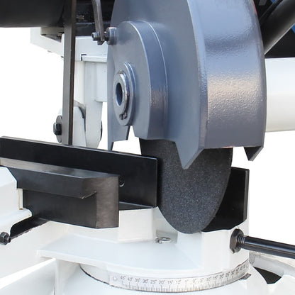KAKA INDUSTRIAL Abrasive Saw, Powerful Chop Saw for Metal Cutting, 0-45 Degrees Adjustable Angle Miter Saw, 14-inch Blade, 4000W 5160RPM, Swivel Base and Mitering Head, Abrasive Cut Off Saws 230V-60HZ-3PH TV-14 - 188024V230